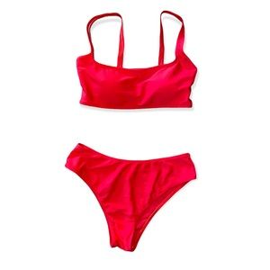Red NWT candy 🍎 bikini two piece swimsuit set